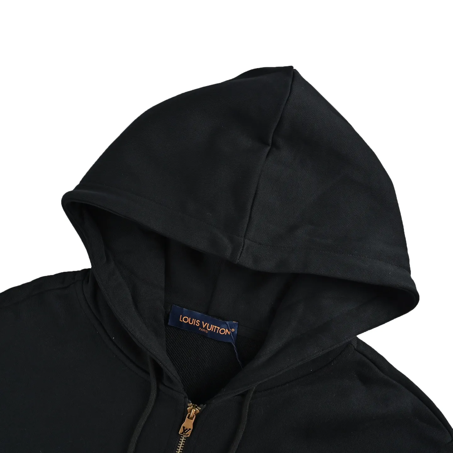 Louis Vuitton/Louis Vuitton pearl drawstring letter embroidered zipper hooded jacket